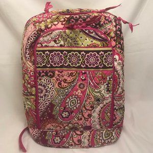 Vera Bradley Pink Paisley Laptop Backpack